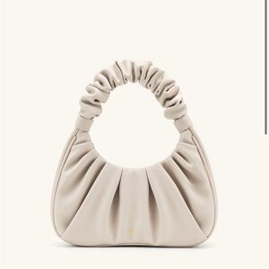 Gabbi Ruched Hobo Handbag - Ivory